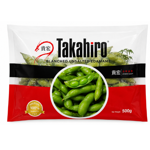 Takahiro Boiled Unsalted Edamame 500gr