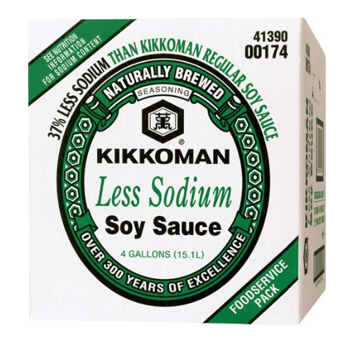 Less Sodium Soy Sauce Kikkoman 15,14L
