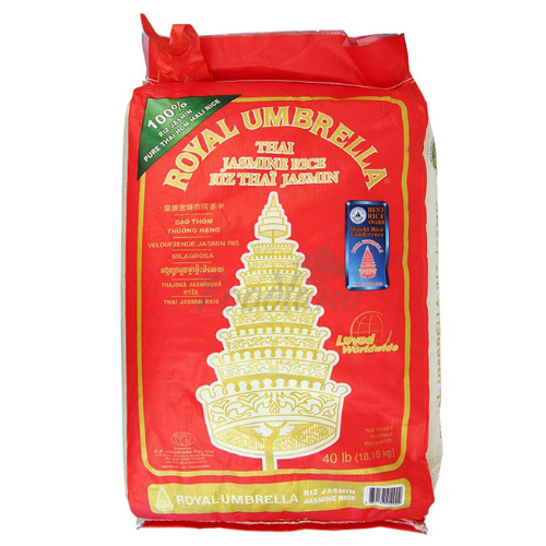 Royal Umbrella Thai Jasmine Rice 18kg