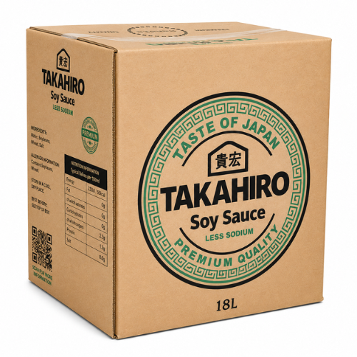 Takahiro Soy Sauce Less Sodium 18ltr
