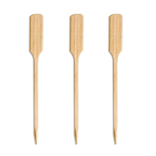Bamboo Racket Skewers 18cm 250pc/bag