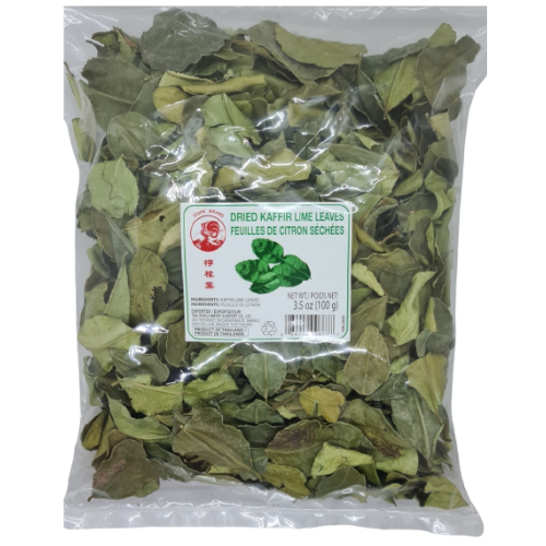 Dry Kaffir Lime Leaves 100gr （ Cock )