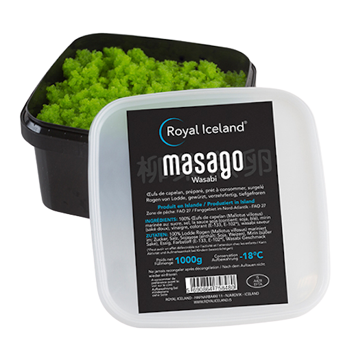 Masago (Green/wasabi) 500gr