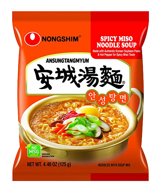 Nong Shim Spicy Miso Ansungtangmyun 125gr