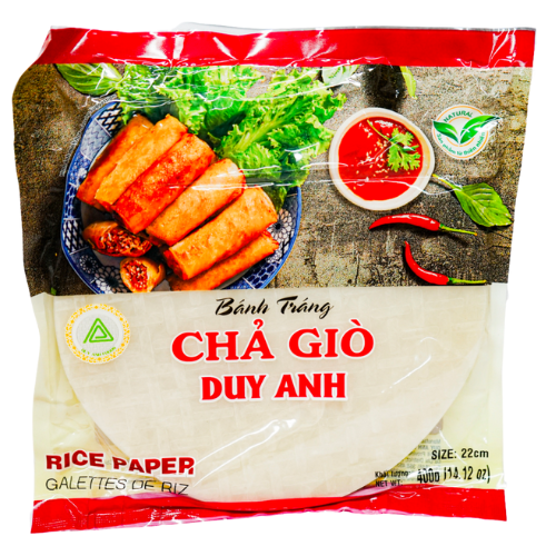 Rice Paper For Vietnamese Fried Springroll  22cm 400gr ( Duy Anh )