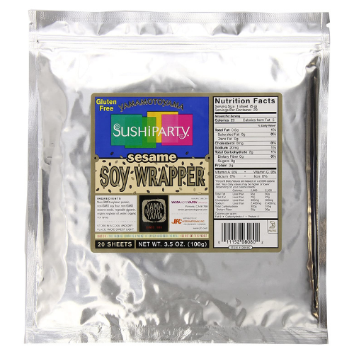 Soy Wrapper (Sesame) 10/20 Sht.