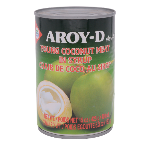 Young Coconut Meat In Syrup (Aroy-d) 425gr