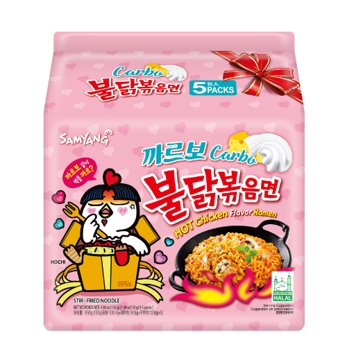 Buldak Buldak Samyang Hot Chicken Flavor Ramen Carbonara 650gr