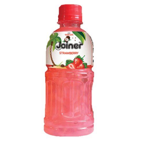 Joiner Juice Strawberry 320ml with Nata de coco (coconut jelly)