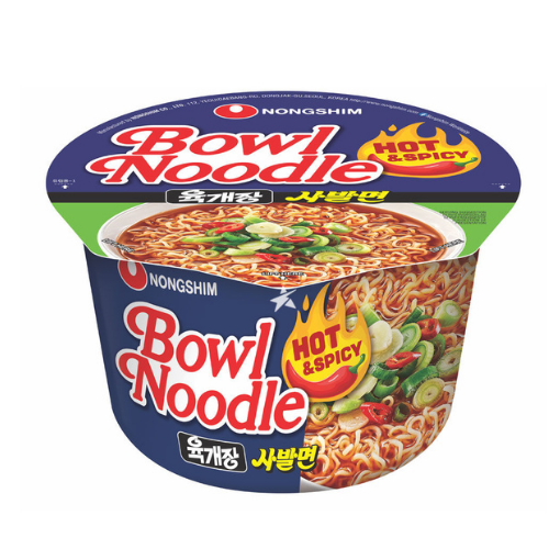 Nong Shim Bowl Noodle Hot & Spicy 100gr