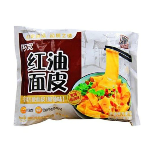 Ak Broad Noodles Chili Oil Flavor ( Hot And Sour) 110g