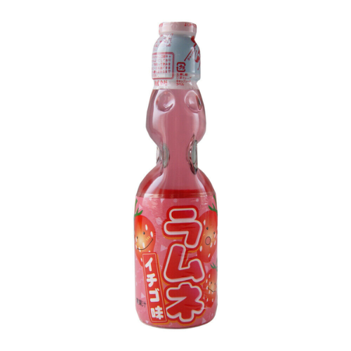 Hatakosen Ramune Strawberry 200ml