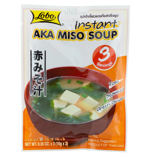 Instant Aka Miso Soup Lobo Bg 30g