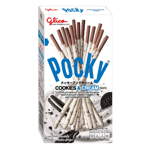 Pocky Biscuit Sticks Cookie & Cream Flavour 45g