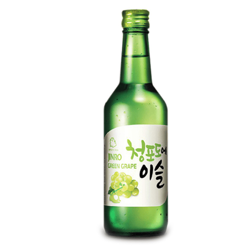 Soju Jinro Green Grape 13% Alc 360ml