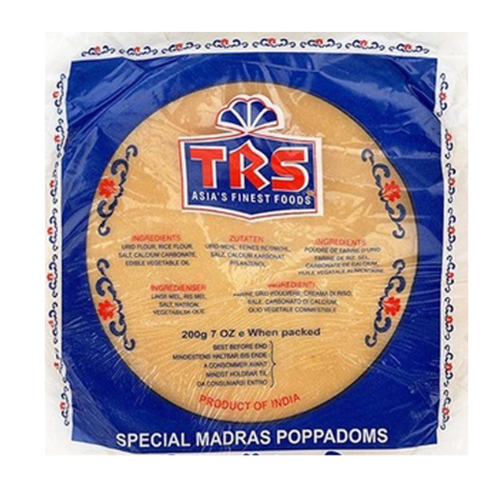 Poppadoms Plain 200gr
