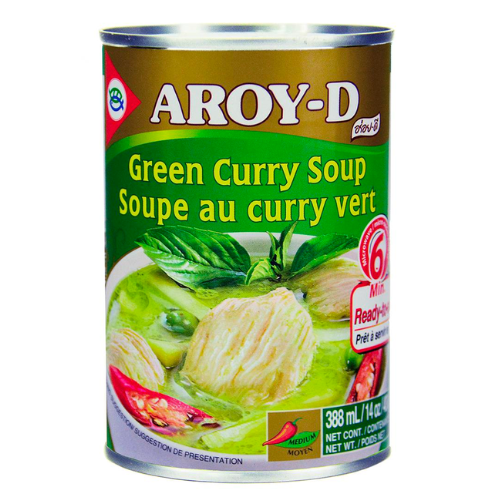 Aroy D  Green  Curry Soup Ready To Eat 400g