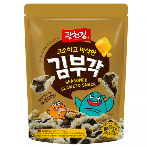 Crispy Seaweed Chips Honey & Corn 50gr
