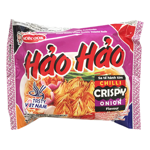 Hao Hao Chilli Crispy Onion Instant Noodles 75gr