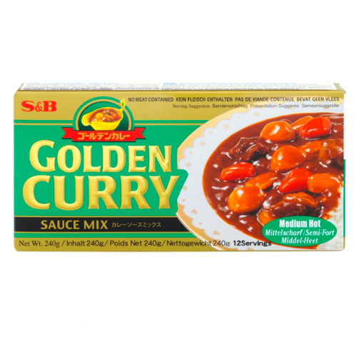 S&B Medium Hot Golden Curry 220gr