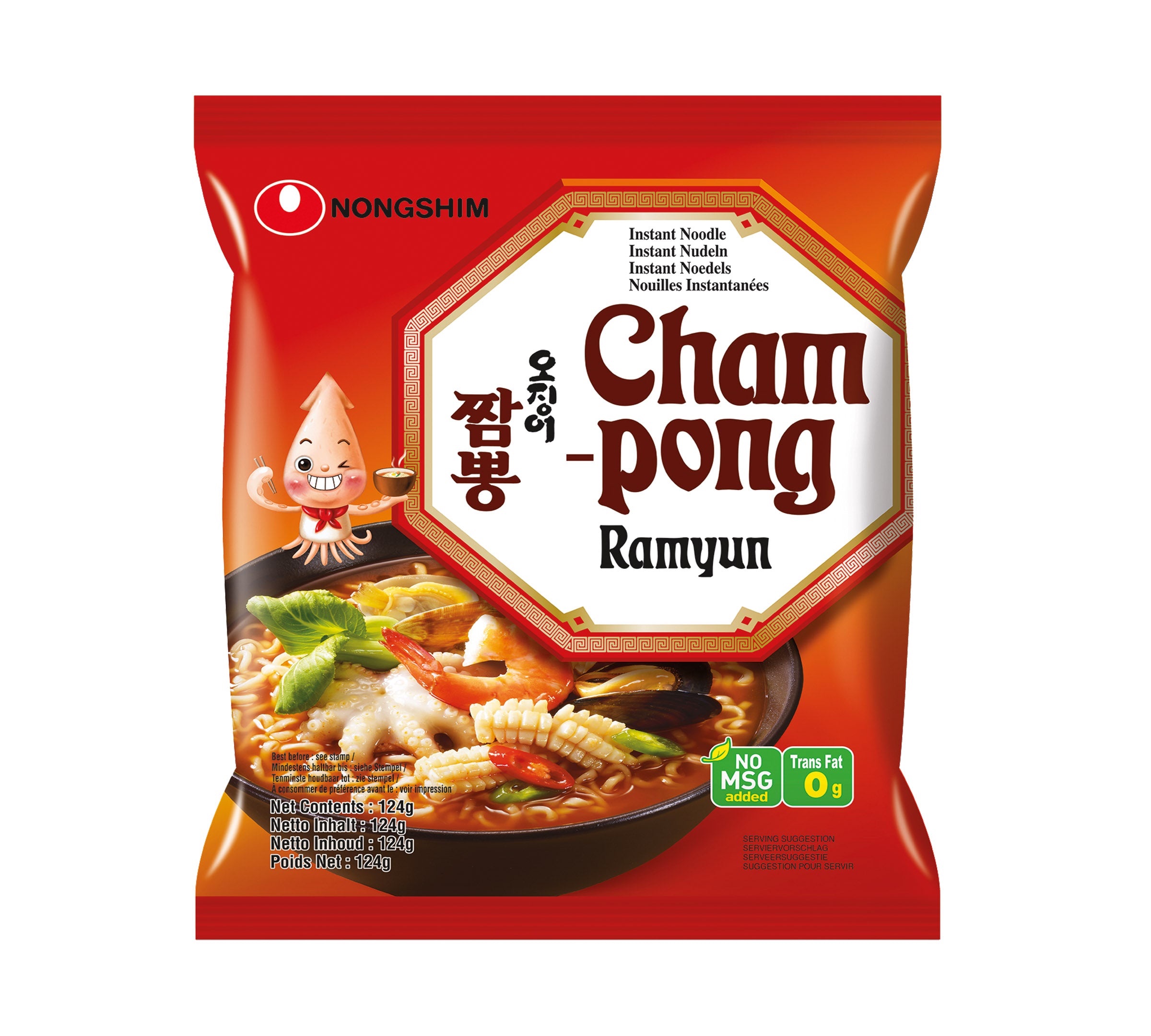 Nong Shim Cham Pong Ramyun 124gr