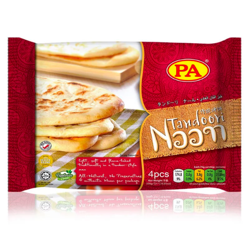 Tandoori Naan 4pc , 400g