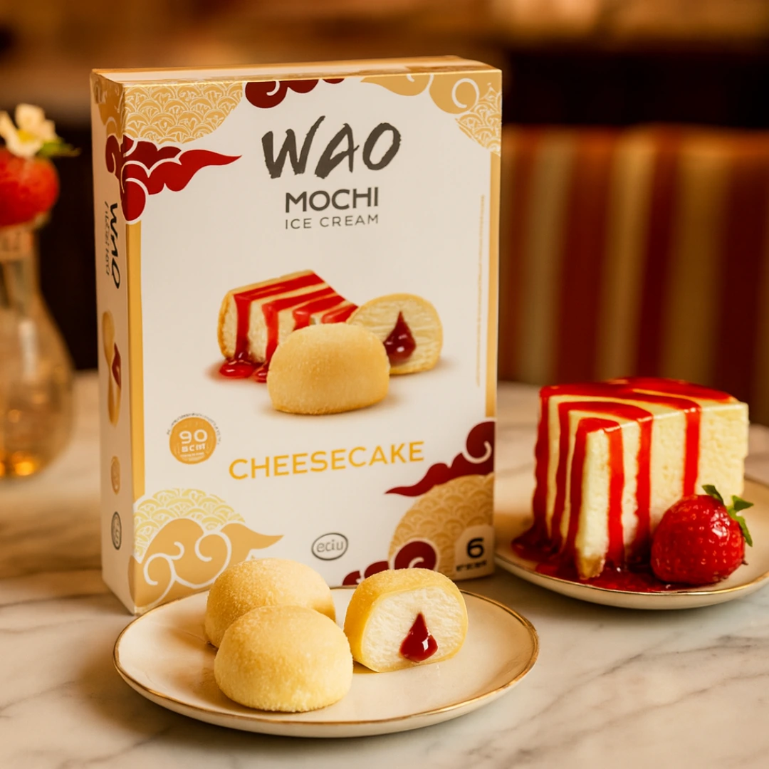 Wao Mochi Ice Cream Cheesecake 6pcs 210gr