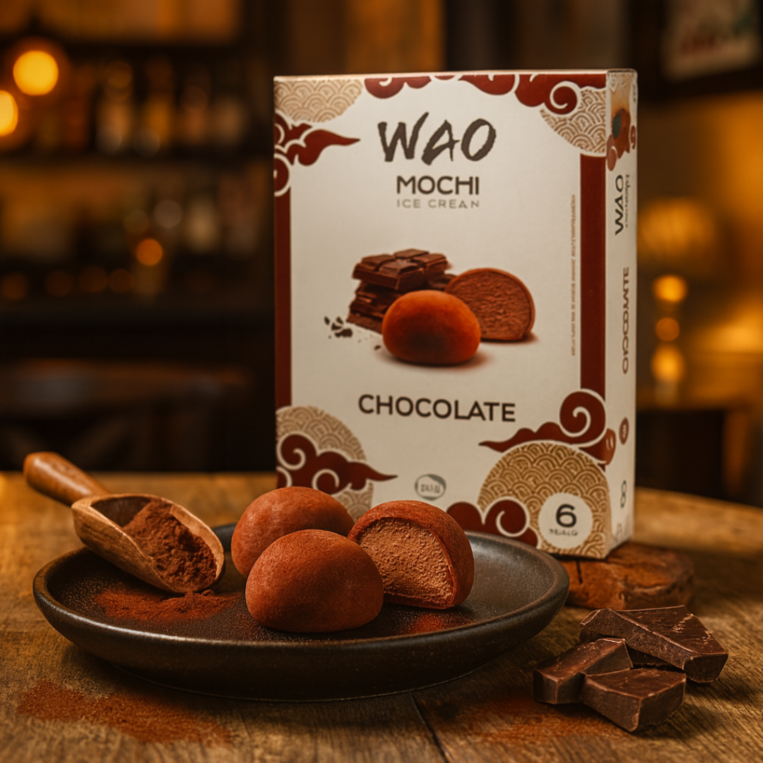 Wao Mochi Ice Cream Chocolate 6pcs 210gr
