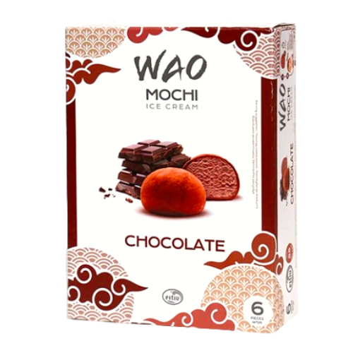 Wao Mochi Ice Cream Chocolate 6pcs 210gr