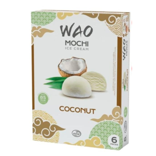 Wao Mochi Ice Cream Coconut 6pcs 210gr
