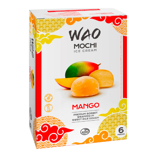 Wao Mochi Ice Cream Mango 6pcs 210gr