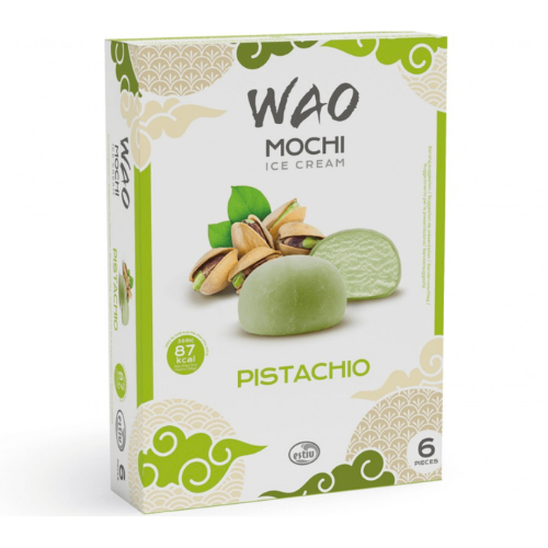 Wao Mochi Ice Cream Pistachio 6pcs 210gr