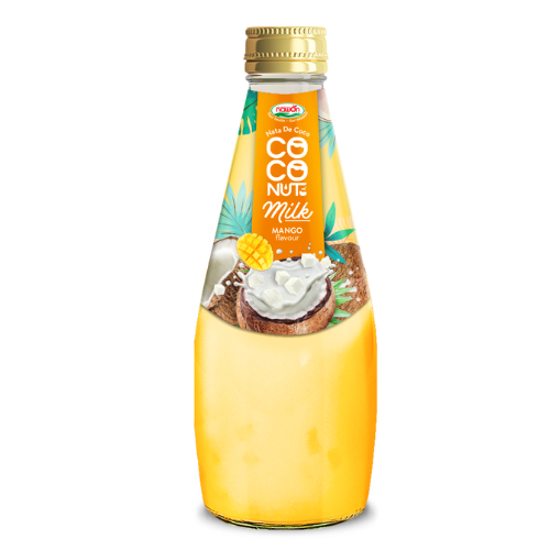 Nawon Coconut Milk With Nata De Coco Mango Flavor 290ml