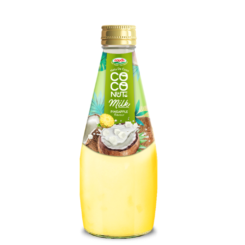 Nawon Coconut Milk With Nata De Coco Pineapple Flavour 290ml
