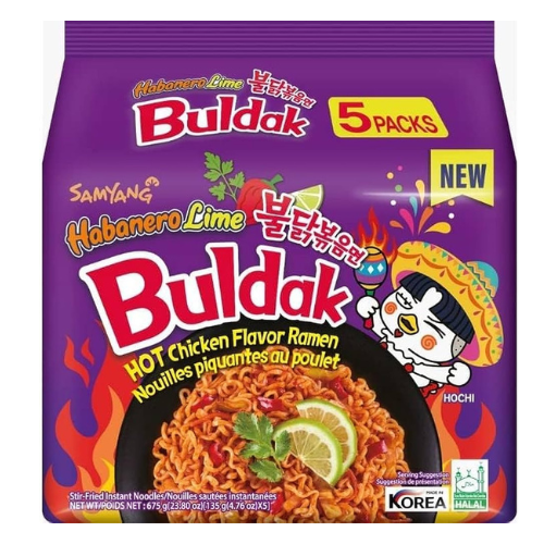 Samyang Hot Chicken Ramen Habanero Lime (5x135gr)