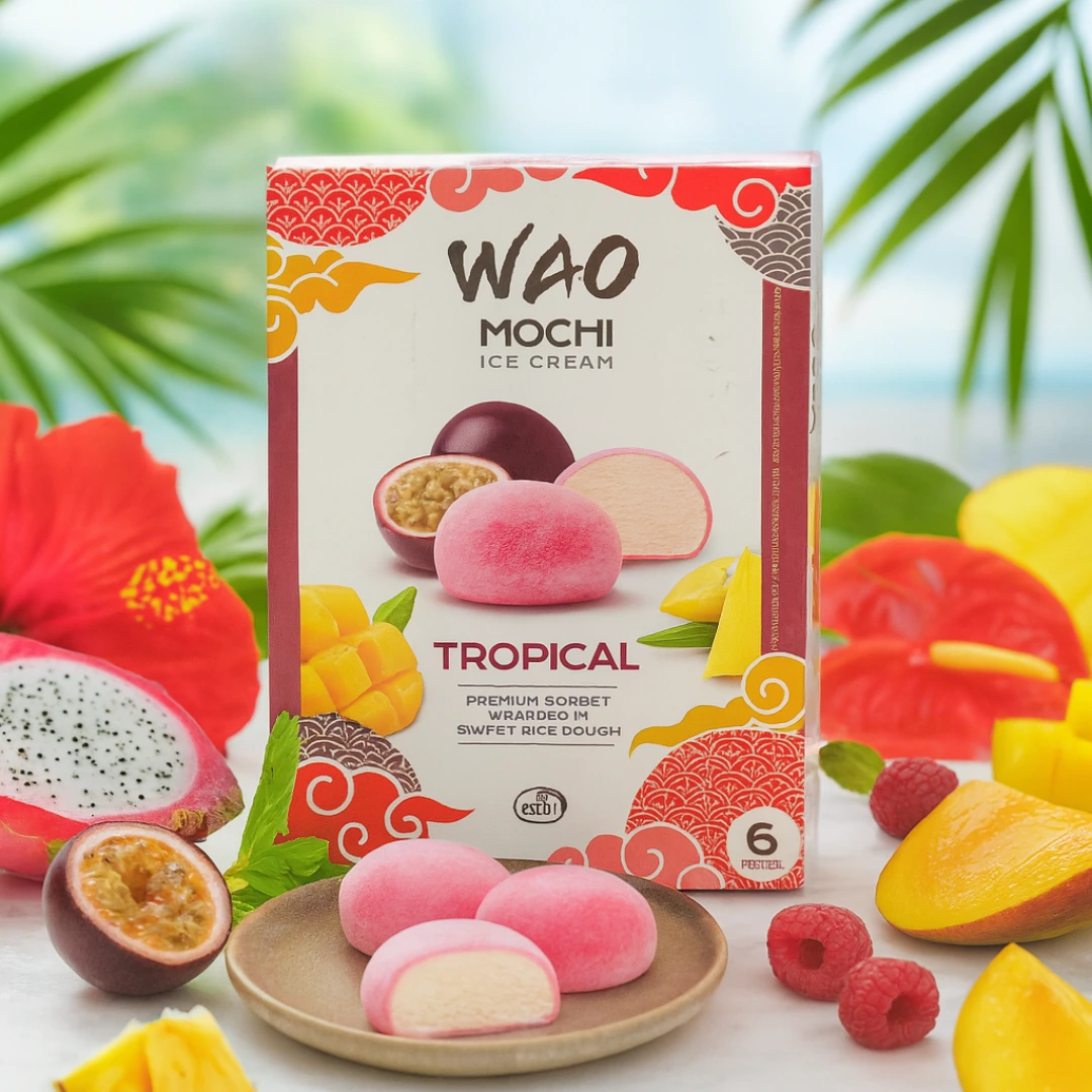 Wao Mochi Ice Cream Tropical 6pcs 210gr