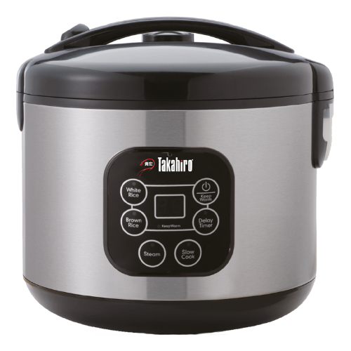 Home Use Digital Rice Cooker, 6-cup (Uncooked) / 12-cup (Cooked) Takahiro Brand