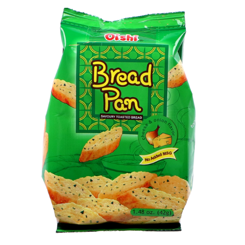 Oishi Bread Pan Savoury Toasted Cheese & Onion 42g