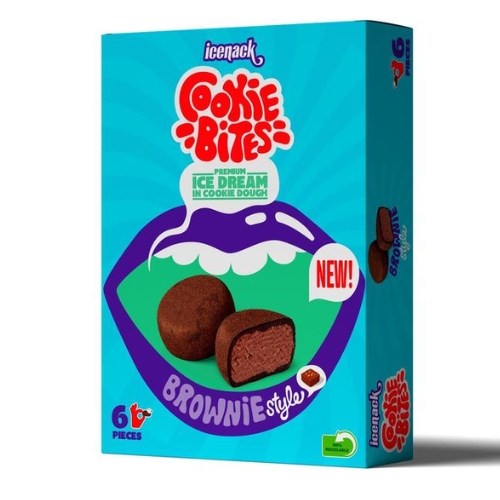 Wao Mochi Ice Cream Brownie Bites 6pcs 210gr