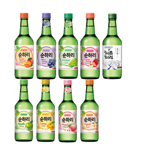 Korean Soju Box ( 9 X 350ml Different Soju)