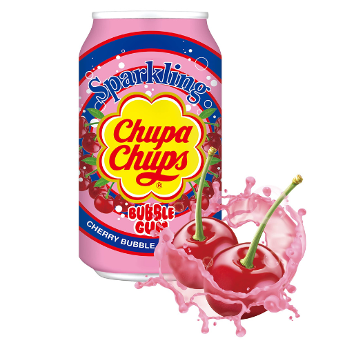Chupa Chups Drink Bubble Gum Cherry 345 Ml