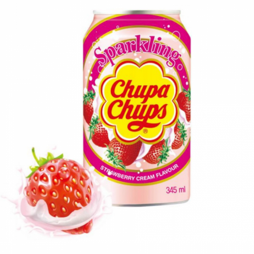 Chupa Chups Drink Strawberry & Cream 345 Ml