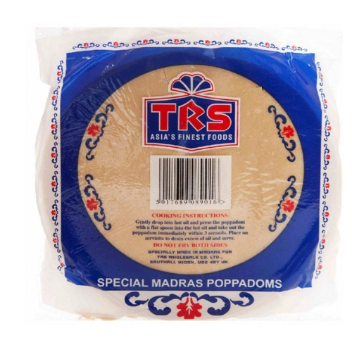 Pappadums Madras Trs Bg 200g