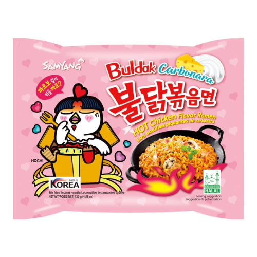 Buldak Samyang Hot Chicken Flavor Ramen Carbonara 130gr