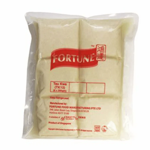 Fortune Pressed Tofu (Tau Kwa ) 1.2kg (6pc X 200g)