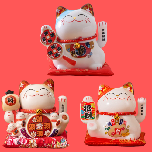 BIG OFFER -Lucky Cat (maneki-neko) Moving hand