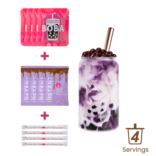 Instant Boba Kit Taro O'sBUBBLE  240g