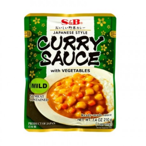S&B Curry sauce with veg. mild   205ml