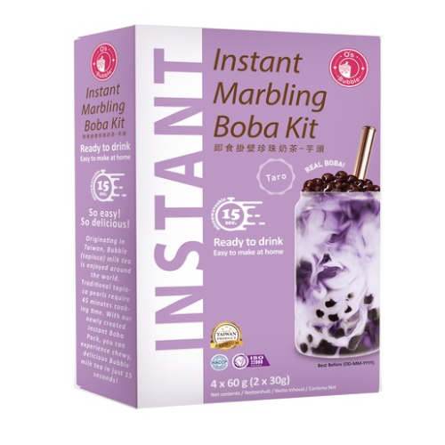 Instant Boba Kit Taro O'sBUBBLE  240g