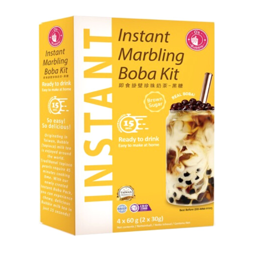 Instant Boba Kit brown sugar O'sBUBBLE  240g